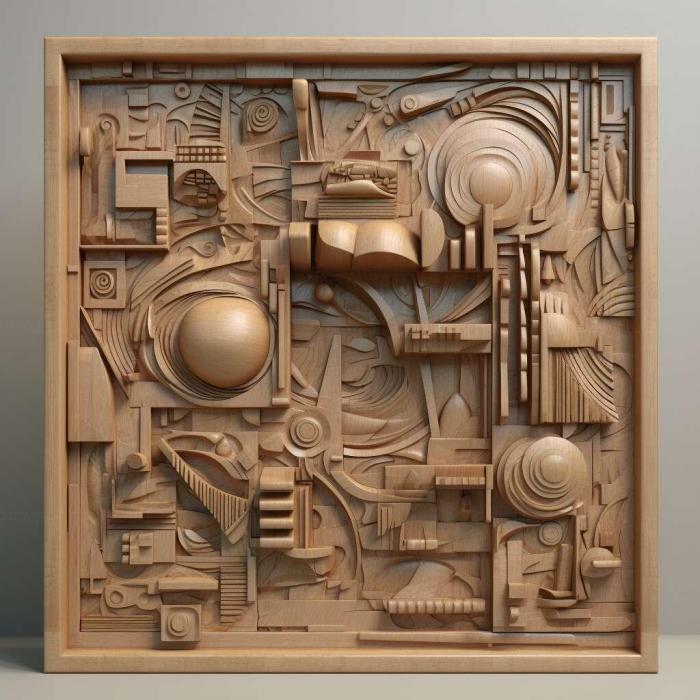 نموذج ثلاثي الأبعاد لآلة CNC 3D Art 